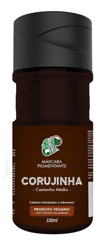 Mascarilla pigmentada Pica Pau sin amoniaco, sin parabenos ni peróxidos, color intenso y vibrante, 150 ml, color Kamaleão
