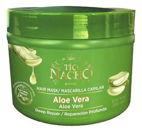 Mascarilla Capilar Tio Nacho Reparación Profunda Aloe Vera