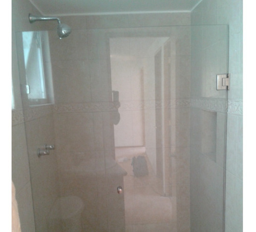 Cancel De Baño Vidrio Templado De 10mm, Modelo Abatible 1 M