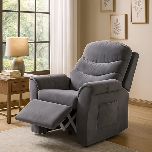 Poltrona Cadeira Reclinare Papai E Mamãe Com Encosto Confortável ...