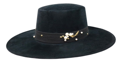 Sombrero Cordobes Dama Muy Elegante  Hipster Vintage