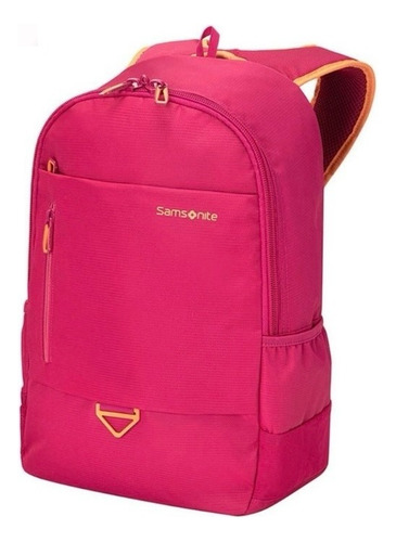 Mochila Samsonite Rock Rosa Con Naranja Rosa Chicle Liso