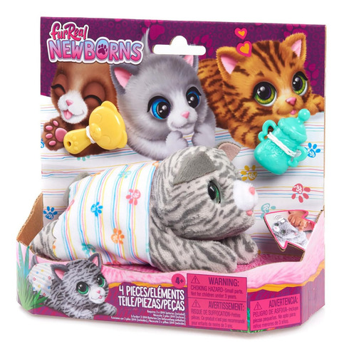 Just Play Furreal Newborns Kitty Mascota Interactiva, Pequeñ