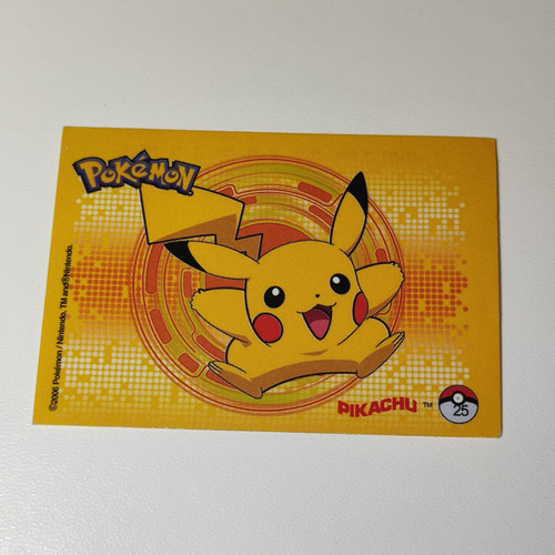 Pikachu Estampa Pokémon Álbum Premium Mexicano Salo