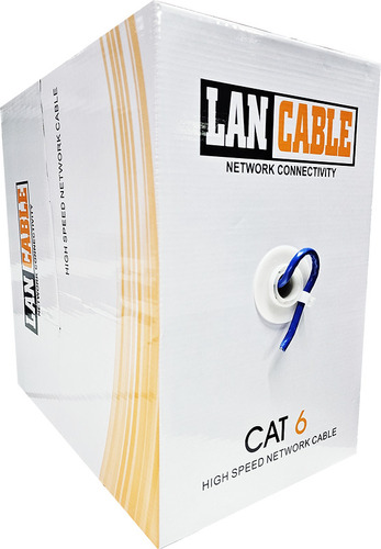 Cable Utp Jwkvision Caja Cat6 Awg Cca 305mts Azul Oscuro Jwk