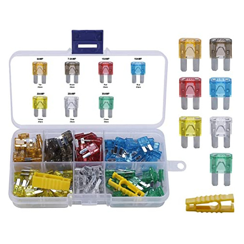 Kit De 140 Fusibles Micro 2 Automotrices Surtidos, Fusi...