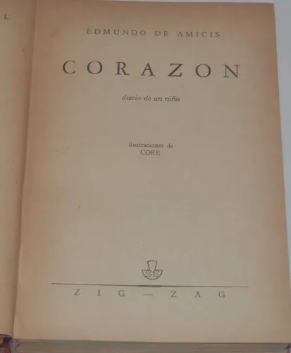 CORAZÓN, DIARIO DE UN NIÑO