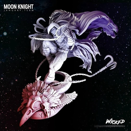  Archivo Stl Impresión 3d - Moon Knight Wicked