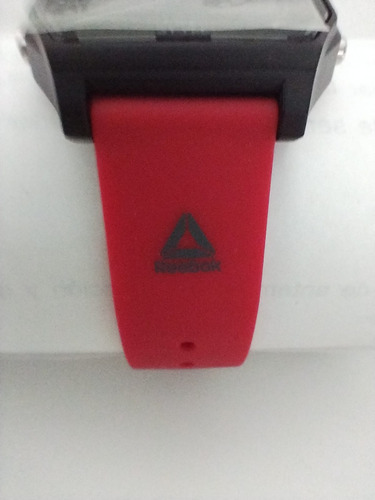 Reloj Negro/rojo Reebok Hombre Mod. Rkvneg9p4irbb