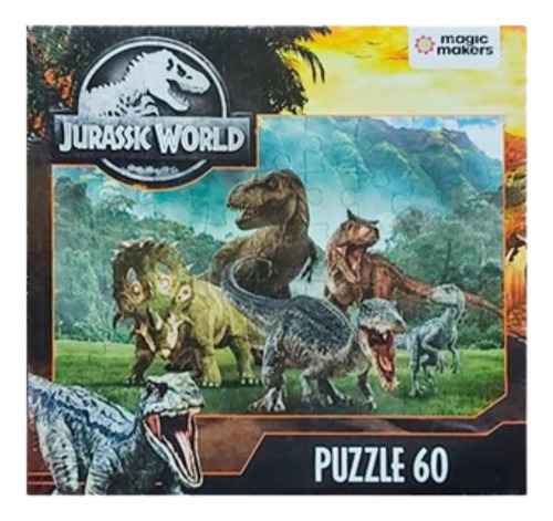 Jurassic World Puzzle 60 Pzs