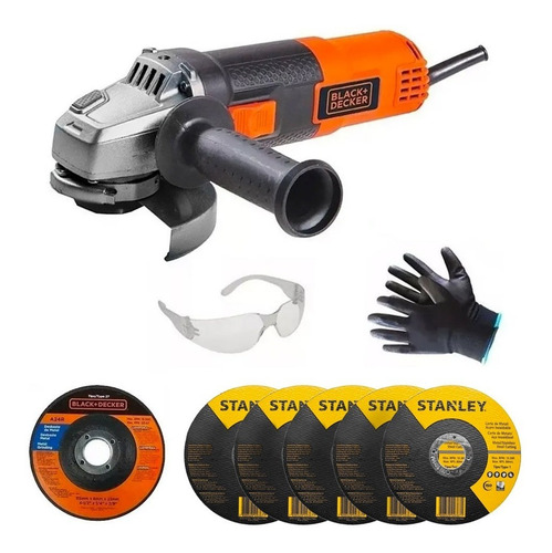 Imagem 1 de 6 de Esmerilhadeira Angular 4 1/2 G720 820w 220v Black & Decker