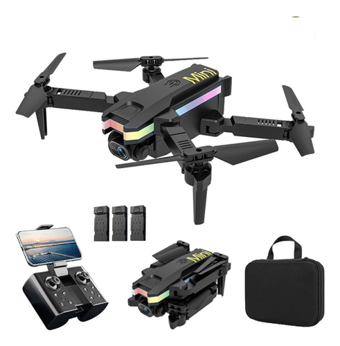 Drone De Fotografia Aérea Xt8 Mini Câmera Dupla + 3 Baterias
