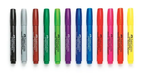 Marcadores Jumbo Al Agua Faber-castell X12 Unidades