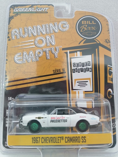 Chase 1967 Chevrolet Camaro Ss Escala 1 64 Greenlight