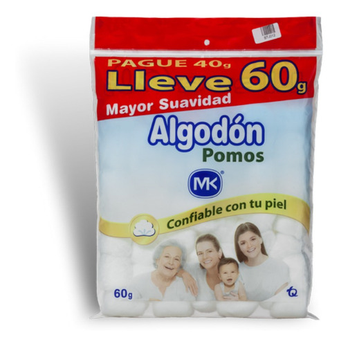 Algodon Pomos Mk - G A $36