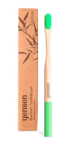X1 Cepillo De Dientes De Bambú Yensen Cerdas Medias Premium