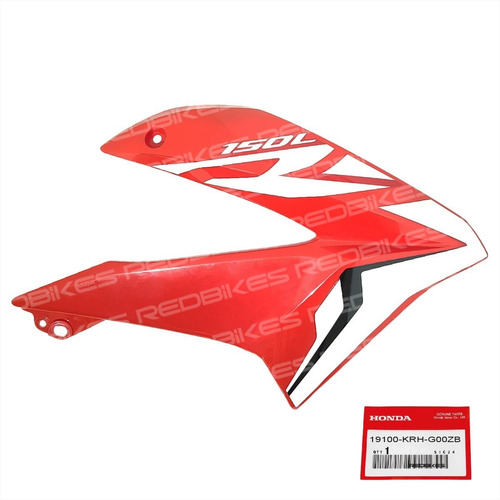 Cacha Tanque Honda Xr 150 L Derecha Original Roja P1