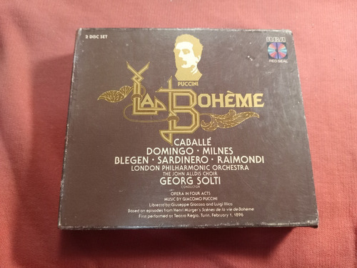 Giacomo Puccini  / La Boheme Cd Doble Con Libreto / Usa  B29