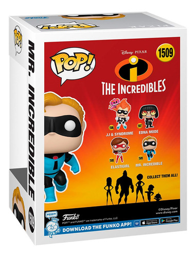 Funko Pop Disney:los Increibles - Mr Increible Traje Clasico