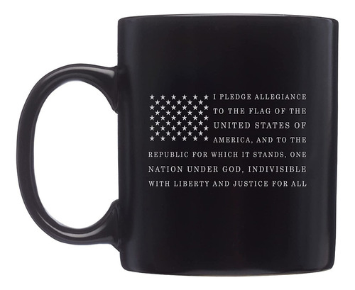 Taza De Café Con Diseño De Pledge Of Allegiance Para Veteran