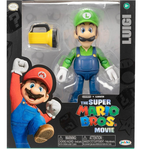 The Super Mario Bros. Movie - Figura De Luigi Original