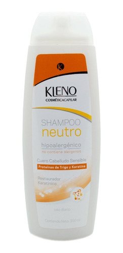 Kleno Shampoo Neutro Hipoalergénico Con Keratina 350ml Local
