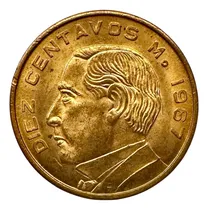 Comprar Mexico - 10 Centavos - Año 1967 - Km #433 - Benito Juarez :