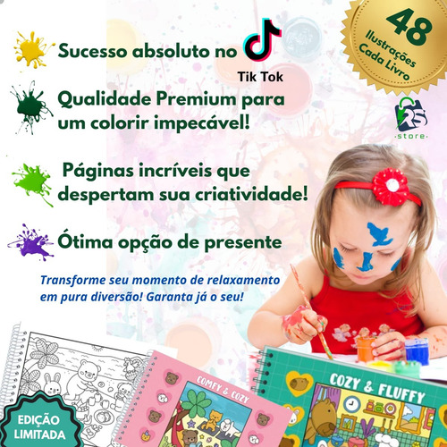 Livro De Colorir Em Capa Dura Com Desenhos Variados E Detalhados - Ideal Para Relaxamento, Combater O Estresse E Estimular A Criatividade! Um Presente Incrível Para Crianças E Adultos