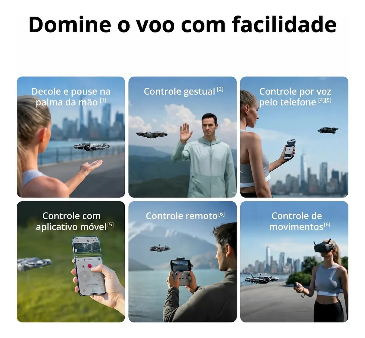 DJI Neo 2 Standard (Apenas o Drone), Leve e Dobrável, Decolagem e Pouso na Palma da Mão, Controle... 2