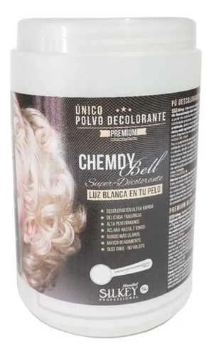 Polvo Decolorante Silkey Chemdybell 600g Con Perfume