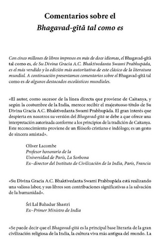 Imagen 4 de 6 de Bhagavad-gita Tal Como Es (edición Lujo)