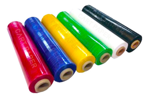 Imagen 1 de 10 de Alusa Film Plastico Stretch Colores 220m / Cart Paper