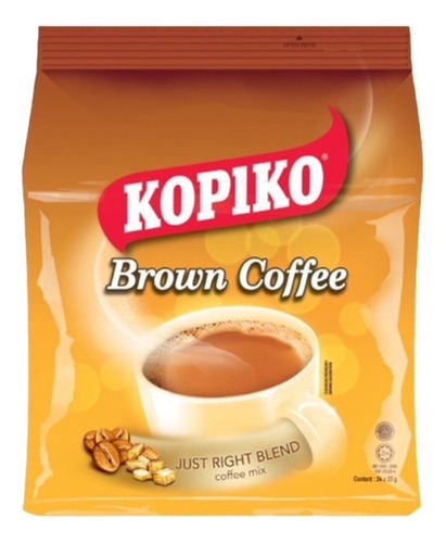 Cafe Kopiko Brown Coffee Original Bolsa Con 10 Sobres 