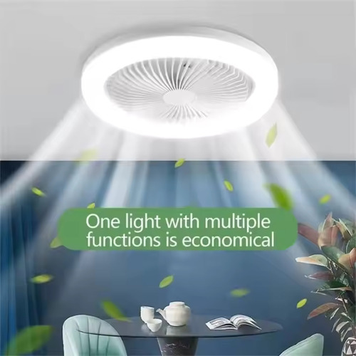 Ventilador Lampara De Techo Con Mando A Distancia Y Luz Led
