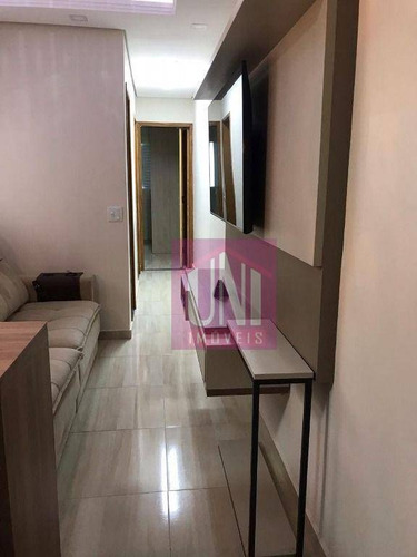 Cobertura Com 2 Dormitórios À Venda, 80 M² Por R$ 299.000,00 - Vila Guaraciaba - Santo André/sp - Co0906
