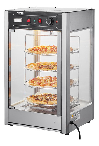 Vitrina Caliente Exhibidor De Pizza 14'' Giratorio Msi