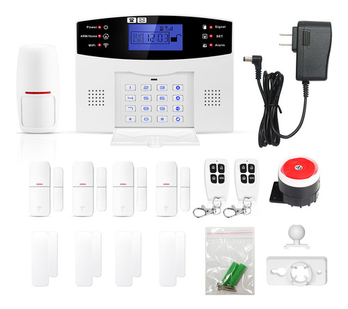 Kit De Alarma Para Puertas Y Ventanas Con Dial De Seguridad