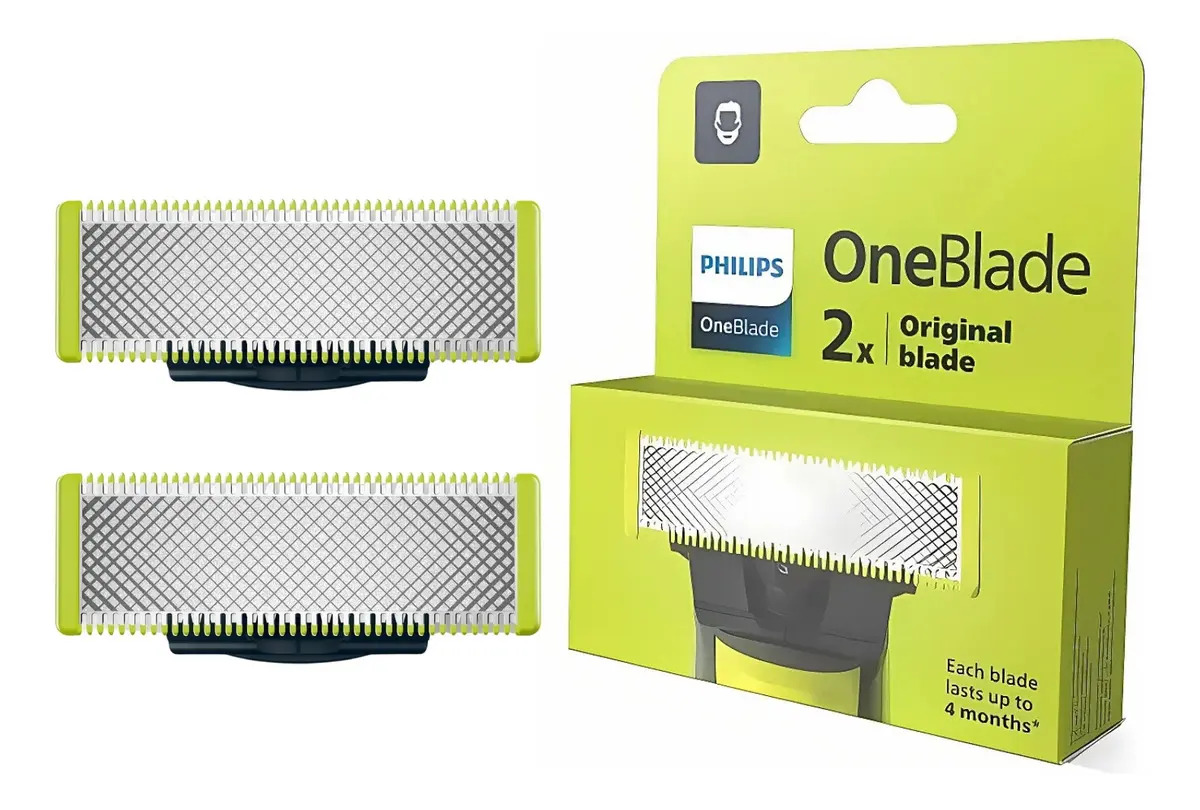 Lâmina Dupla Oneblade Philips - Qp220/51 - Embalagem com 2 Laminas