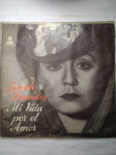 Disco Vinilo De Zarah Leander (mi Vida Por El Amor)1964odeon