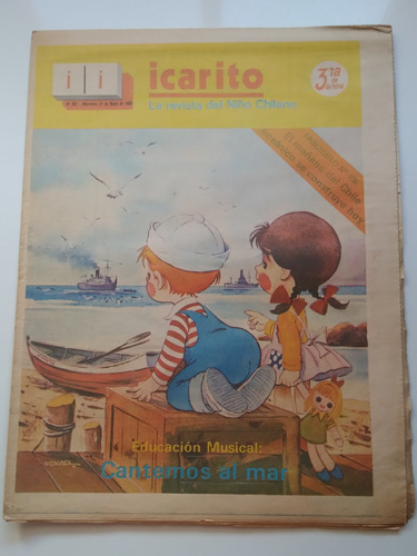 Icarito Revista Del Niño Chileno N° 602 21 De Mayo 1980. J