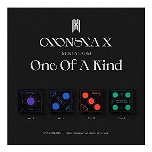 Monsta X One Of A Kind 9th Mini Album Version.4 Cd+128p Phot