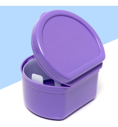 Estuche De Almacenamiento Para Dentaduras Postizas Con Colad