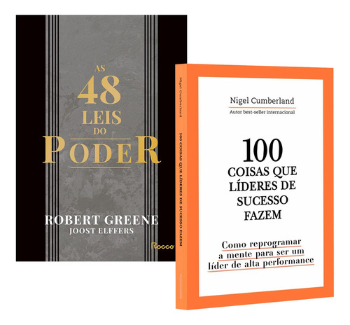Kit 2livros, As 48 Leis Do Poder + Coisas Que Líderes De Sucesso Fazem, Clássico Sobre Como Multiplicar Riqueza E Solucionar Problemas Financeiros, Ed. Atualizada, Robert Greene, Nigel Cumberland