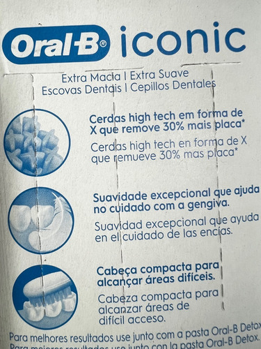 Cepillo Dental Oral-b Iconic Ultra Soft X3 Pz. New!