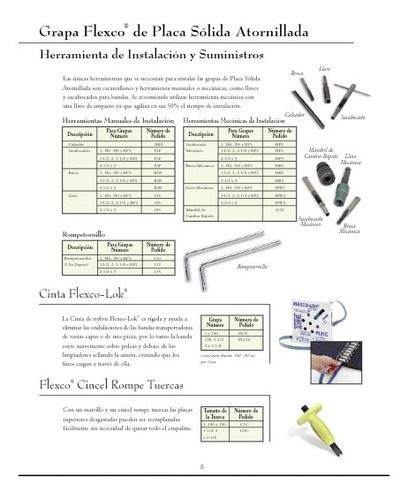 Herramientas Para Grapas Flexco (las Tengo En Guatire)