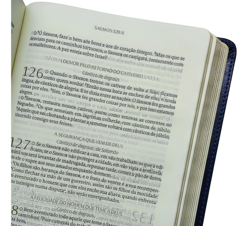 Biblia Sagrada The Purpose Book Século 21 Couro Soft Marrom Cruz