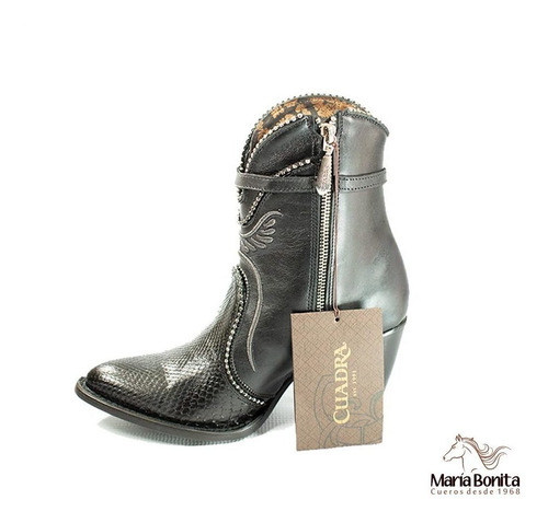 Imagen 3 de 4 de Botin Mujer Cuadra Piton 3f59ph