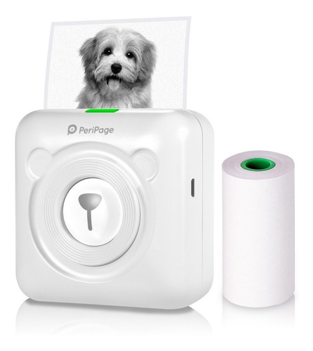 Imagen 1 de 10 de Goojprt Peripage Mini Impresora De Bolsillo Sin Hilos Bt