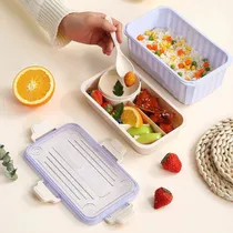 Comprar Lunchera Vianda Taper Hermetico Viral Delicious Rectangular