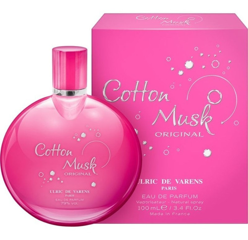Perfume Cotton Musk Original Feminino 100ml - Selo Adipec
